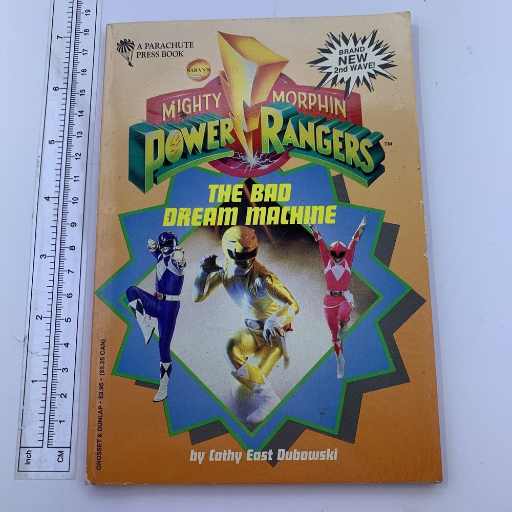 Mighty Morphin Power Rangers 1994 The Bad Dream Machine Book
